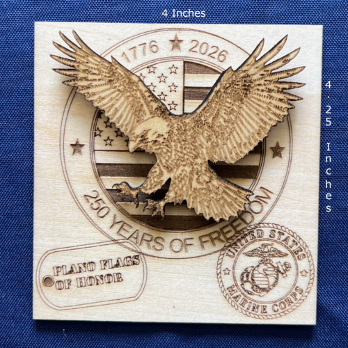 250 Years of Freedom/PFOH flying eagle